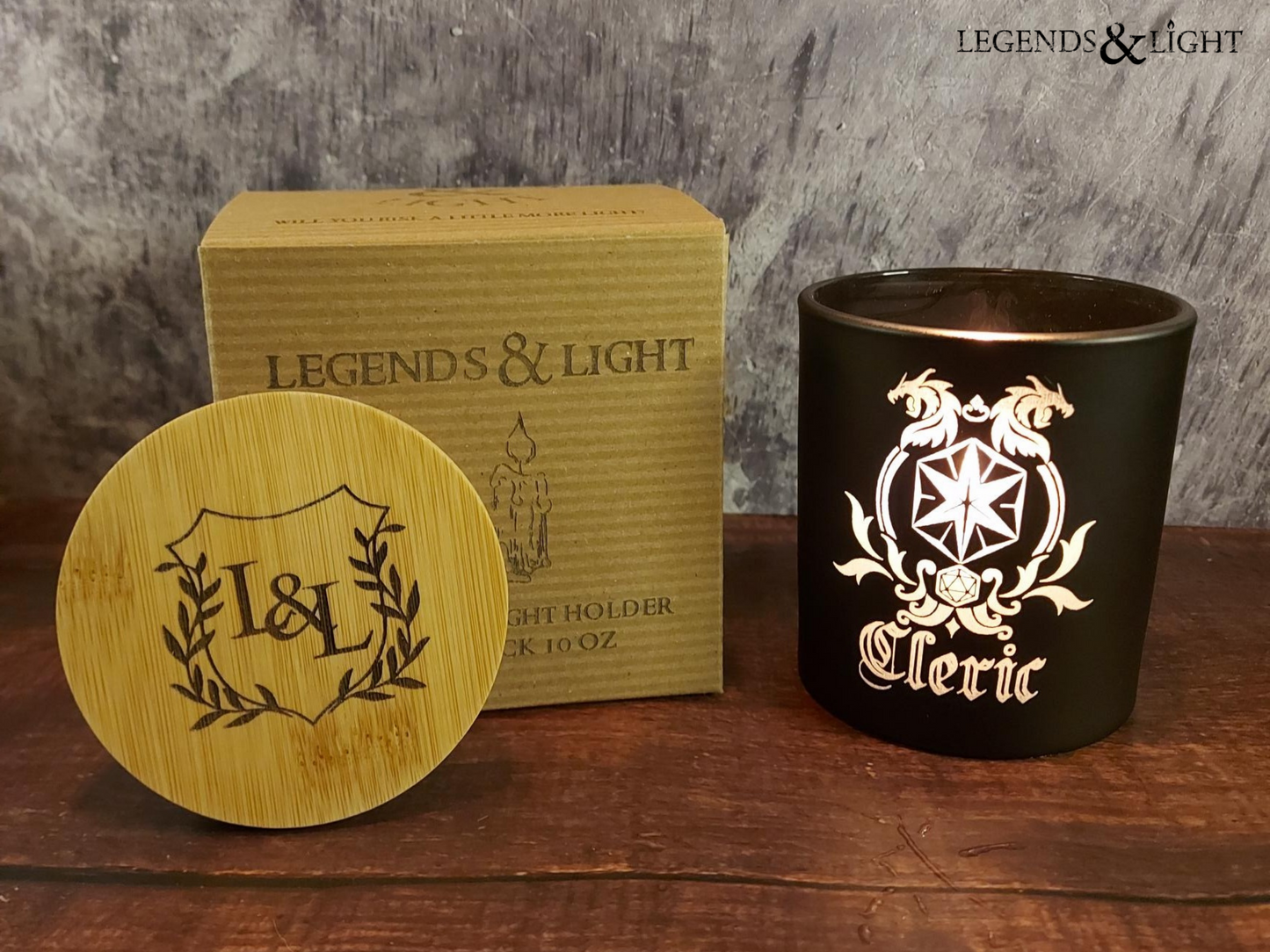 Cleric Class Engraved Tealight Holder