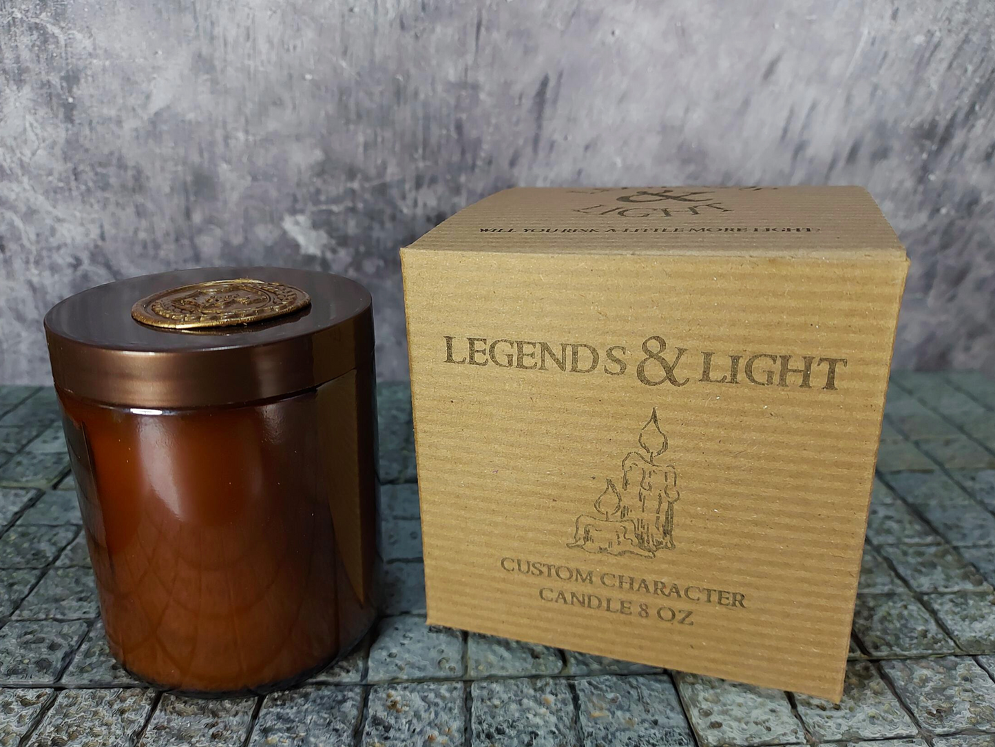 Custom Cleric Character Candle